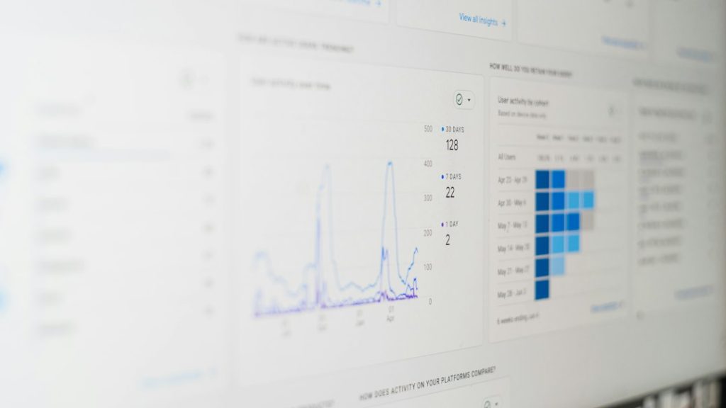 Data analytics dashboard for monitoring and evaluation