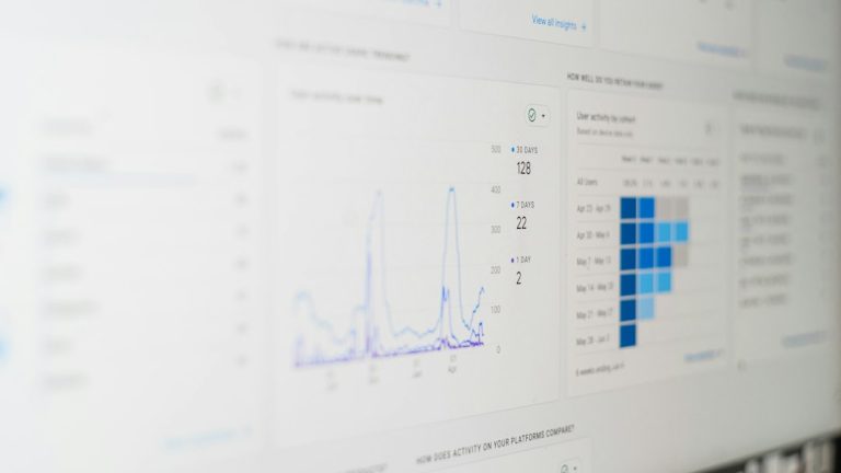 Data analytics dashboard for monitoring and evaluation